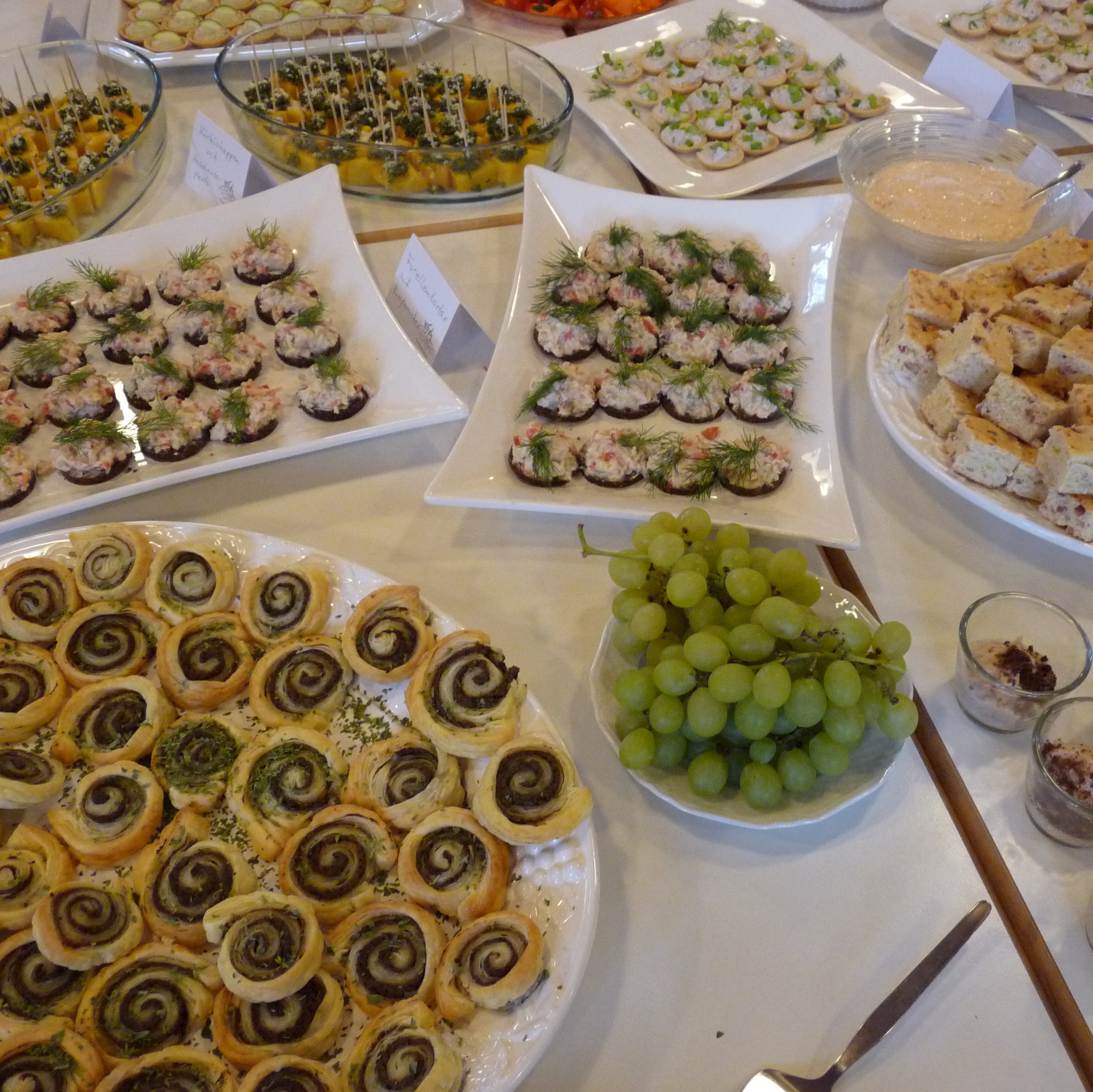 Buffet beim Frauenfrühstück